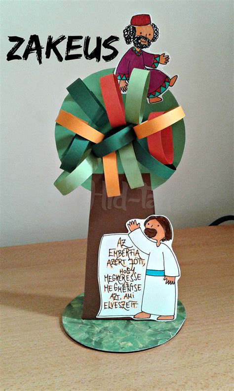 Zacchaeus Craft Printable Nbkomputer