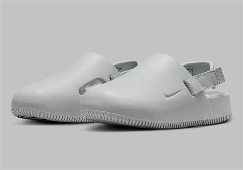 Nike Calm Mule Clog Grey Fb Sneakernews