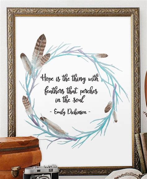 Feather Quote Art Print Wall Decor Printable Decoration Etsy Art