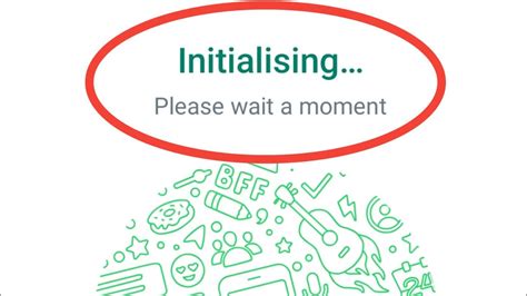 Whatsapp Initializing Please Wait A Moment Problem Solve Youtube