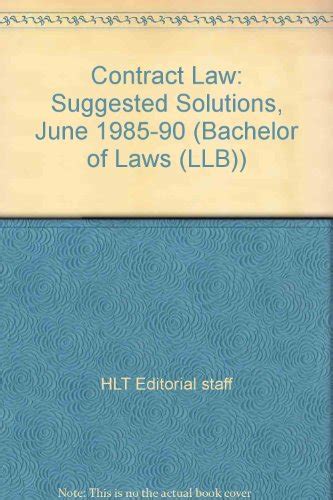 Suggested Solutions June 1985 90 Bachelor Of Laws LLB S HLT