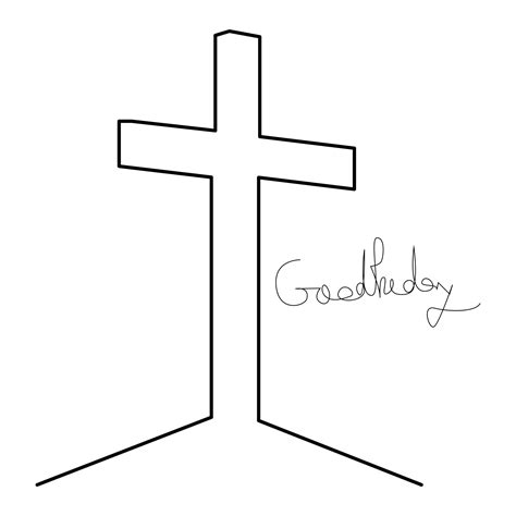 jesus christ sketch good friday continuous single line and easter day ...