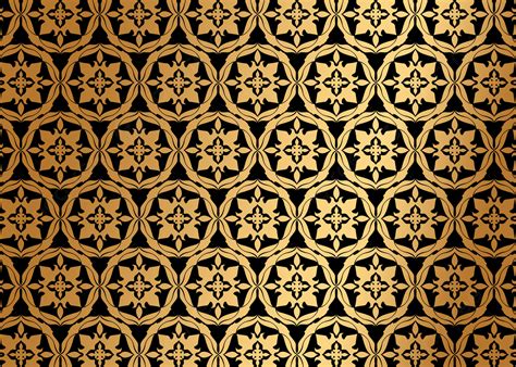 Golden Thai Traditional Art Pattern Pattern Tile Background Tile