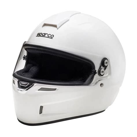 Casque Karting Sparco Gp Kf W Cmr Blanc Snell Distributeur