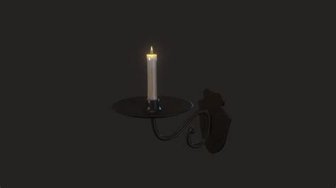 Wall Candle Download Free 3d Model By Valo Niskanen Valoniskanen