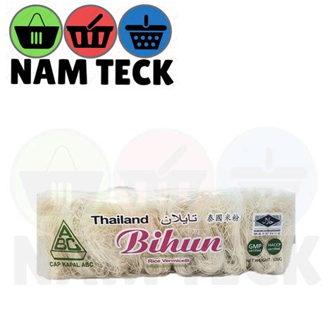 Cap Kapal Abc Thailand Bihun Rice Vermicelli 400g 500g Pop Shopee