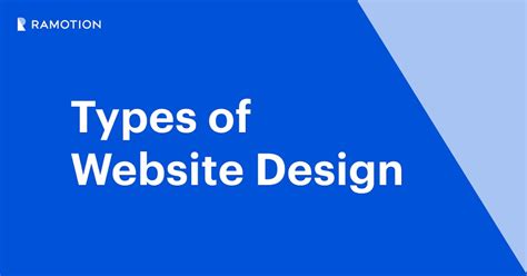 Types Of Website Design Navigating Layouts And Trends Ramotion Agency