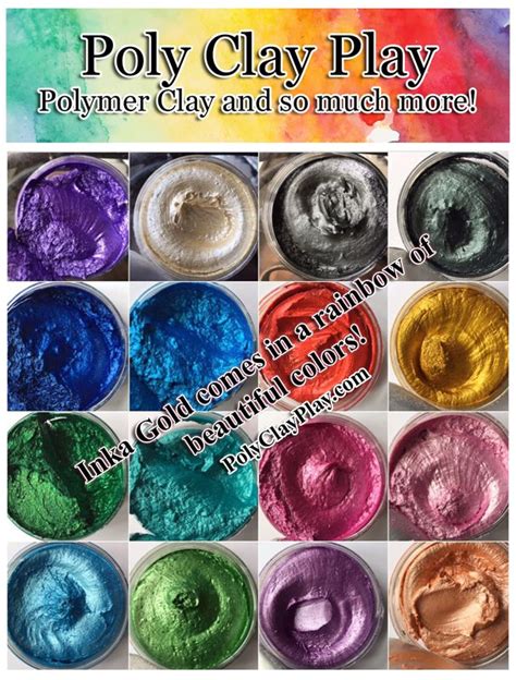 Inks Paints Varnish And Waxes Pastes And Waxes Inka Gold Inka Gold Polymer Clay Crafts