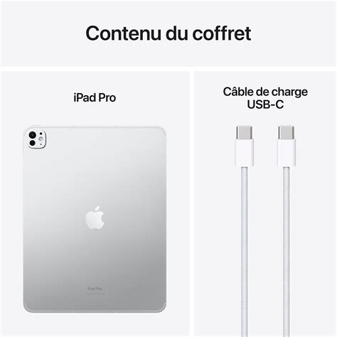 Apple Ipad Pro M Pouces To Wi Fi Cellular Argent Nano