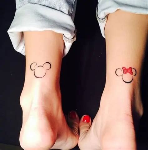 Minnie Mouse Tattoo Outline