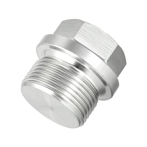 M24 X 15 Male Outer Hex Head Plug 304 Stainless Steel Solid Thread Corrosion Resistant Bung