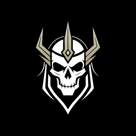 Eternal Skull Valkyrie Shield Crest 50520009 Vector Art At Vecteezy