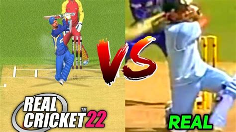 ROHIT SHARMA NEW SHOT OF THE WEEK Comparison Real Cricket 22 Vs