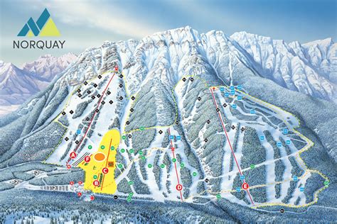 Mount Norquay Trail Map | SkiCentral.com