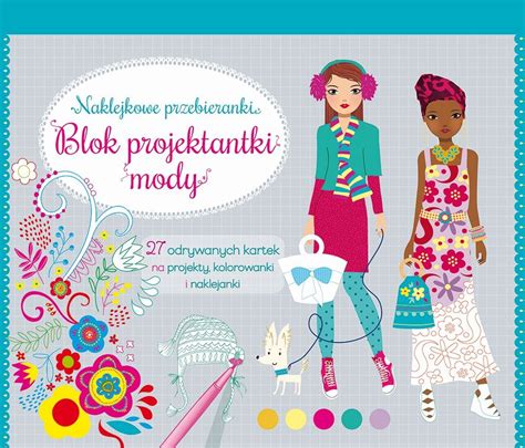 Blok Projektantki Mody Naklejkowe Przebieranki