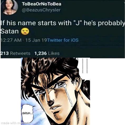 Sad Jonathan Joestar sounds : r/memes