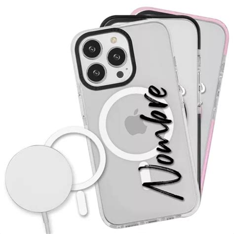 Funda Para Iphone Magsafe Uso Rudo Personalizada Con Nombre Env O Gratis