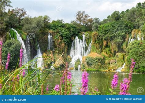 KravicaKravice Waterfall in Bosnia and Herzegovina Stock Image - Image ...