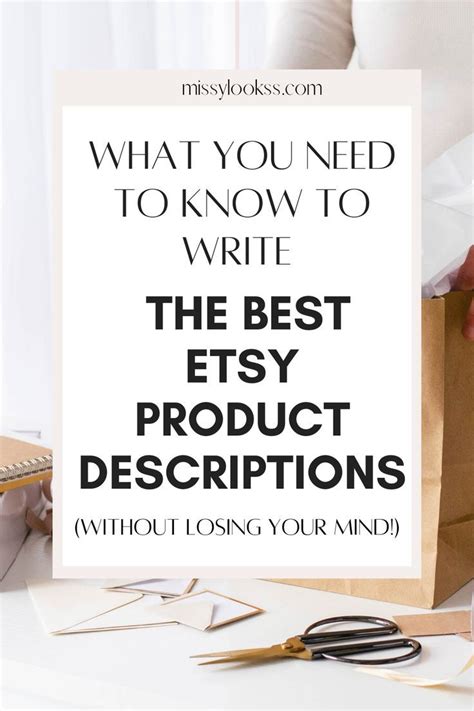 Etsy Product Descriptions Best Tips Ultimate Listing Template Artofit