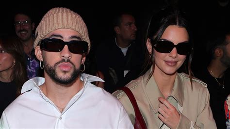 Kendall Jenner Cuddles Up To Boyfriend Bad Bunny As She Goes Pantless