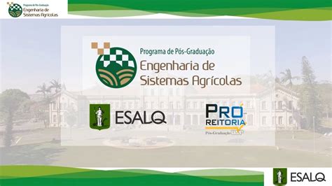 Pós Graduação Em Engenharia De Sistemas Agrícolas Esalq Usp Youtube