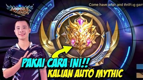 CARA CEPAT NAIK KE RANK MYTHIC Terbaru KOMBO HERO Mobile Legends