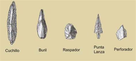 2 1 Útiles y herramientas paleolíticas Hombre prehistoria e