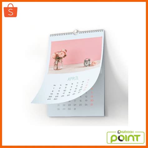 Jual Kalender Dinding 2024 Custom Spiral Portrait 32 X 48 Cm Isi 12