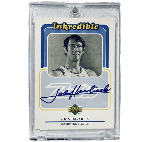 Yahooオークション Upper Deck Retro Inkredible John Havlicek Aut