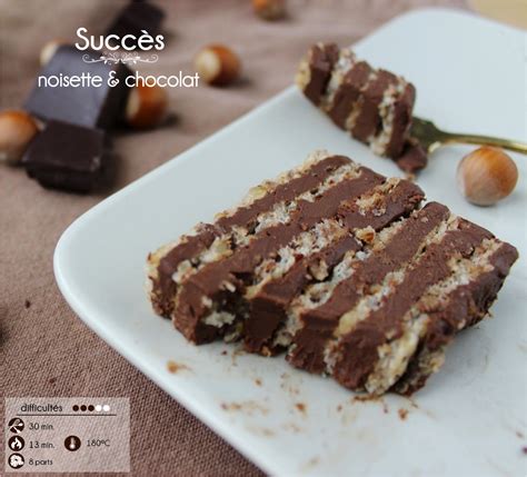 La Ligne Gourmande Recette Du Succes La Noisette Et Au Chocolat