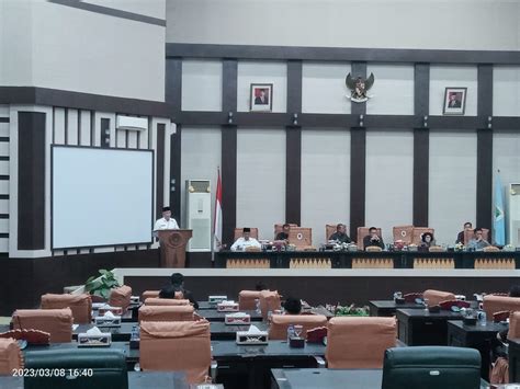 Pad Tak Sesuai Target Ketua Dprd Akan Meninjau Laporan Bupati