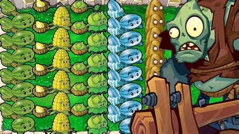 All Pult Vs Giga Gargantuar Vs Dr Zomboss Plants Vs Zombies Hack