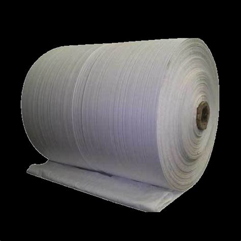 Pp Woven Fabric Rolls Width 19 36 Inch Laminated White Texture With