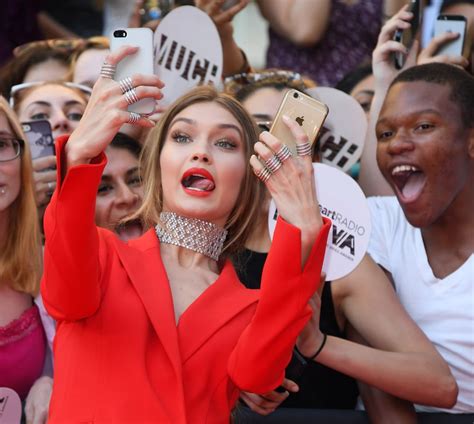 Gigi Hadid At The Iheartradio Much Music Awards 2016 Popsugar Celebrity