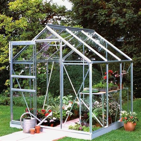 Halls Popular 6x6 Greenhouse | Rhino Greenhouses Direct | Greenhouse ...