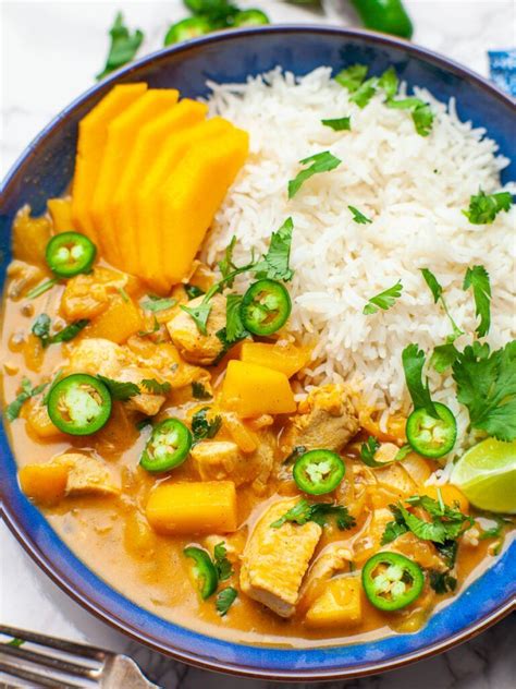 Mango Coconut Chicken Curry Recipe Video Artofit