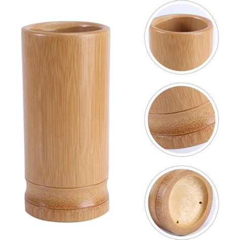 Ustensiles De Cuisine En Bambou Porte Bois Pot Ustensile Comptoir