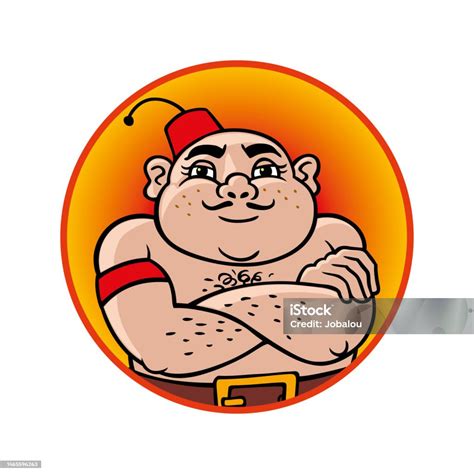 Strong Magic Genie Of Wishes Icon Badge Stock Illustration - Download ...