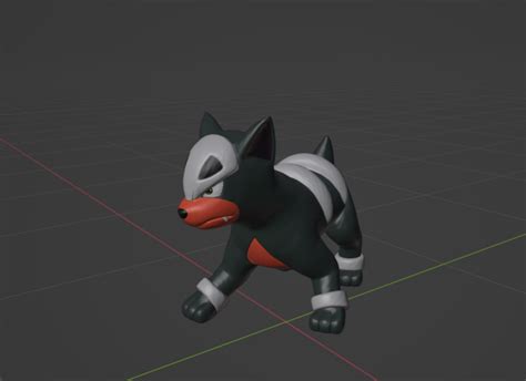 Archivo Stl Modelo Impreso En 3d De Houndour Houndoom Y Mega Houndoom