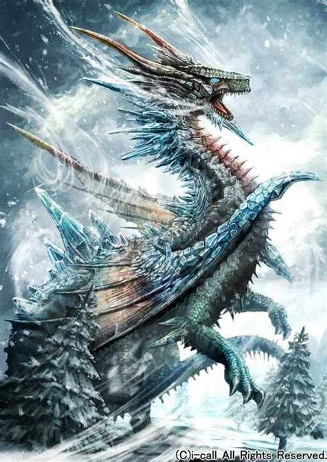 Winter Dragon Mythical Creatures Dragon Tales Dragon Knight