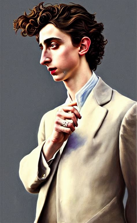 KREA AI Timothee Chalamet The Most Beautiful Androgynous