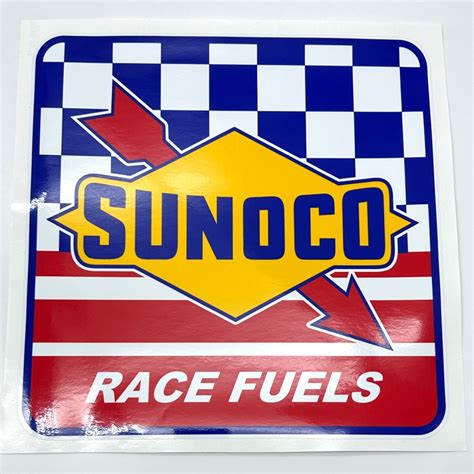 Sunoco Race Fuels Decal 12 X 12 — Pergl