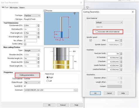 How To Set Milling Feed And Speed In SOLIDWORKS CAM