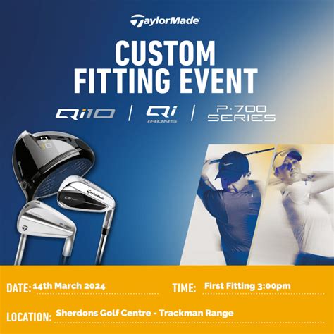 Taylormade Fitting Event Mar24 Sherdons Golf Centre