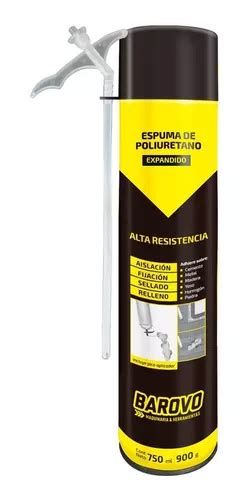 Espuma De Poliuretano Expandido Aerosol 750 Ml Barovo