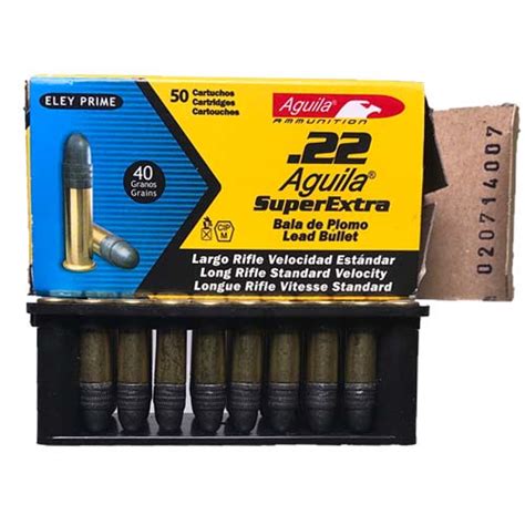 Aguila 22lr 40gr Super Extra Lrn Ammunition 1b222332