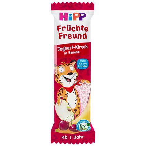 Hipp Fr Chte Freund Bio Fr Chte Riegel Joghurt Kirsch In Banane