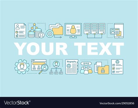 Database Word Concepts Banner Royalty Free Vector Image