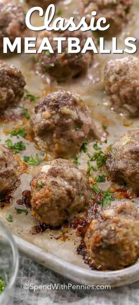 Easy Meatball Recipe - Spend With Pennies