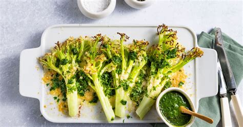 Gratinert bukettblomkål med parmesan Oppskrift Meny no